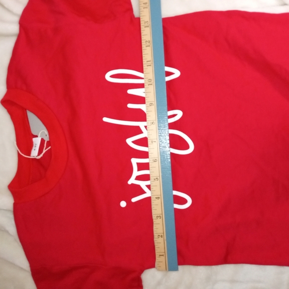 NWT Joyful Red and White Kids Matching Set - Picture 7 of 11